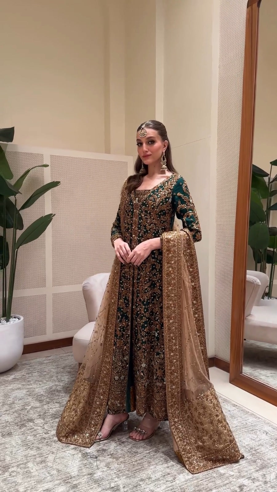 Shakeel's Zeeshan Danish | Emerald green