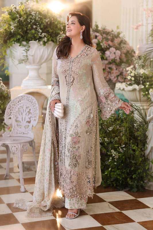 Maria.B | Chiffon 2026 | MPC-26-107-Ivory Beige