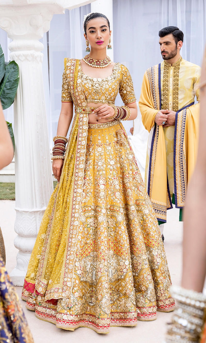 Nomi Ansari | Wedding Edit'26 | Mustard Yellow