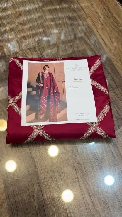 Hussain Rehar | Luxury Formals’25 | Merlot