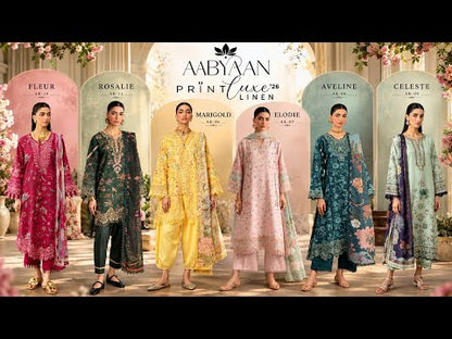 AABYAAN | PRINT LUXE LINEN '26 | ESTELLE (AK-01)